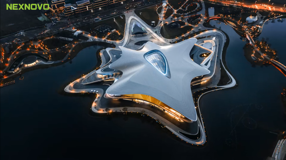 扎哈事务所新作：中国西南超级地标，坚朗晶泓光电玻璃点亮成都科幻博物馆